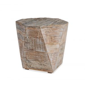 BOBO Intriguing Objects - White Wash Wooden Side Table - BI-4020-0012