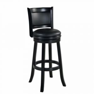 Boraam - Augusta Swivel Extra Tall Bar Stool - Black - 45834