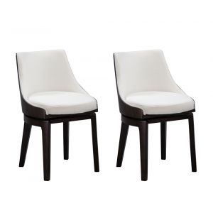 Boraam - Orleans Swivel Low Back Dining Chairs - Set of 2 - 84072