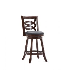 Boraam - Seina Swivel Counter Stool - Cappuccino - 61824