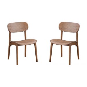 Boraam - Solvang Dining Chair - Brown Ale Finish - Set of 2 - 60118