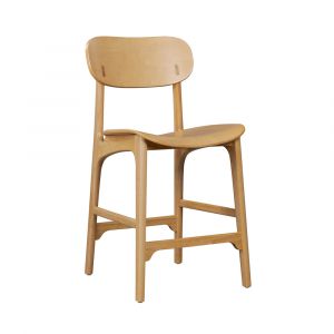 Boraam - Solvang Wood Counter Stool - Natural Finish - 60724