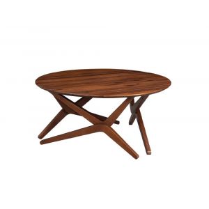 Boraam - Sydney Adjustable Table [Chestnut Wire-Brush] - 77347