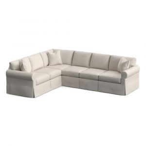 Braxton Culler - Bedford Two-Piece Corner Sectional (White Crypton Performance Fabric) - 728-2PC-SEC5