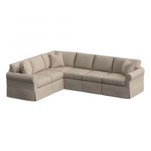 Braxton Culler - Bedford Two-Piece Corner Sectional (Beige Crypton Performance Fabric) - 728-2PC-SEC5