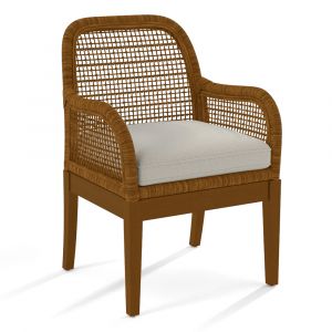Braxton Culler - Boone Arm Chair (White Crypton Performance Fabric) - 1017-029