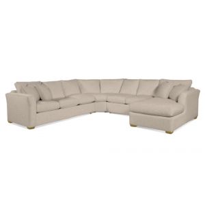Braxton Culler - Bridgeport Four-Piece Sectional with Chaise (Beige Crypton Performance Fabric) - 560T-4PC-SEC1