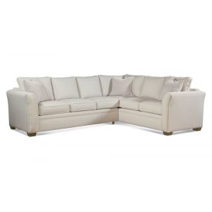 Braxton Culler - Bridgeport L Sectional (White Crypton Performance Fabric) - 560-2PC-SEC6