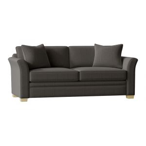 Braxton Culler - Bridgeport Sofa with Wood Legs (Brown Crypton Performance Fabric) - 560-011