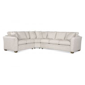 Braxton Culler - Bridgeport Two-Piece Chaise Sectional (White Crypton Performance Fabric) - 560-3PC-SEC1