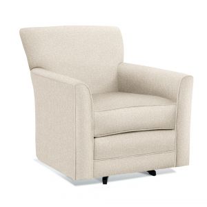 Braxton Culler - Buckley Swivel Chair (White Crypton Performance Fabric) - 524-005