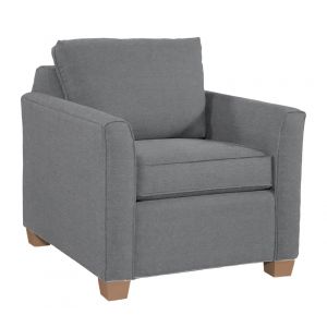 Braxton Culler - Charleston Chair (Brown Crypton Performance Fabric) - 762-001