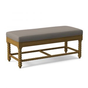 Braxton Culler - Lind Island Bed Bench (Brown Crypton Performance Fabric) - 1046-194