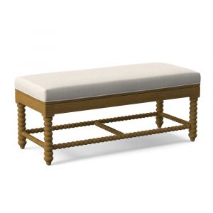 Braxton Culler - Lind Island Bed Bench (White Crypton Performance Fabric) - 1046-194