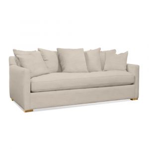 Braxton Culler - Melrose Place Estate Sofa with Bench Seat (White Crypton Performance Fabric) - 706-0041