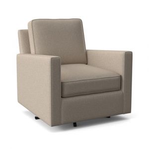 Braxton Culler - Nicklaus Swivel Chair (Beige Crypton Performance Fabric) - 724-005