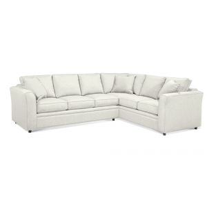 Braxton Culler - Northfield Two-Piece L Sectional (White Crypton Performance Fabric) - 550-2PC-SEC2