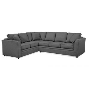 Braxton Culler - Northfield Two-Piece L Sectional (Brown Crypton Performance Fabric) - 550-2PC-SEC1