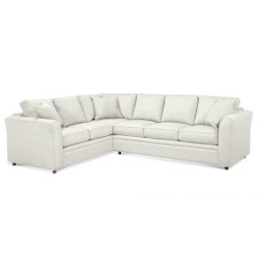 Braxton Culler - Northfield Two-Piece L Sectional (White Crypton Performance Fabric) - 550-2PC-SEC1
