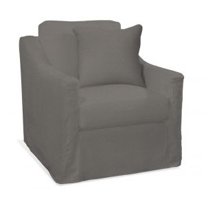 Braxton Culler - Oliver Chair with Slipcover (Brown Crypton Performance Fabric) - 731-001XP