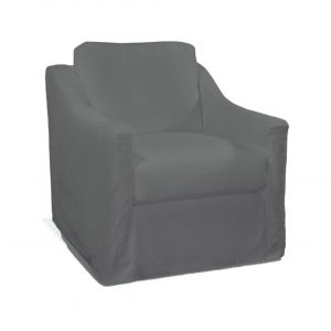 Braxton Culler - Oliver Swivel Chair with Slipcover (Brown Crypton Performance Fabric) - 731-005XP