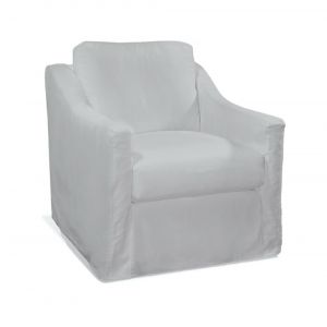 Braxton Culler - Oliver Swivel Chair with Slipcover (White Crypton Performance Fabric) - 731-005XP