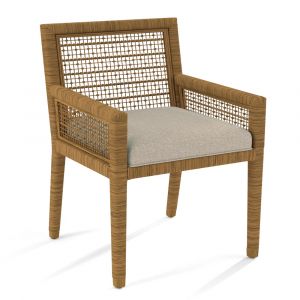 Braxton Culler - Pine Isle Arm Dining Chair (Beige Crypton Performance Fabric) - 1023-029