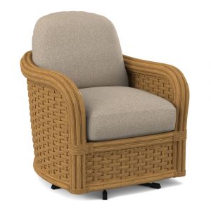 Braxton Culler - Somerset Barrel Swivel Chair (Beige Crypton Performance Fabric) - 953-005