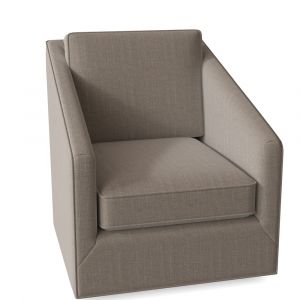 Braxton Culler - Taylor Swivel Chair (Brown Crypton Performance Fabric) - 508-005