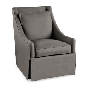 Braxton Culler - Teagan Swivel Chair (Brown Crypton Performance Fabric) - 602-005