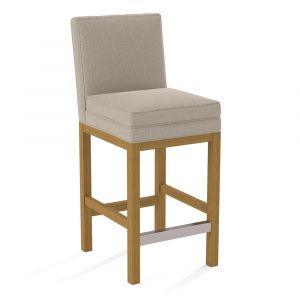Braxton Culler - Upholstered Top Bar Stool (Beige Crypton Performance Fabric) - B113-003