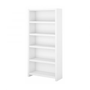 Bush Business Furniture - Echo 5 Shelf Bookcase in Pure White - KI60104-03