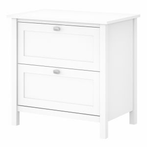 Bush Furniture - Broadview 2 Drawer Lateral File Cabinet in Pure White - BDF131WH-03
