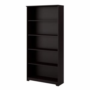 Bush Furniture - Cabot 5 Shelf Bookcase in Espresso Oak - WC31866-03