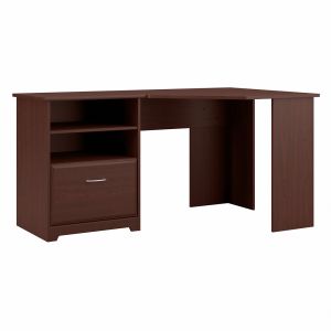 Bush Furniture - Cabot 60W Corner Desk with Storage in Harvest Cherry - WC31415-03K - CLOSEOUT