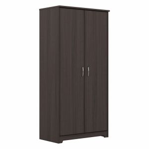 Bush Furniture - Cabot Bathroom Storage Cabinet in Heather Gray - WC31799-Z1