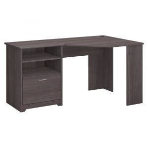 Bush Furniture - Cabot Corner Desk in Heather Gray - WC31715K