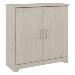Bush Furniture - Cabot Small Entryway Cabinet with Doors in Linen White Oak - WC31198-Z