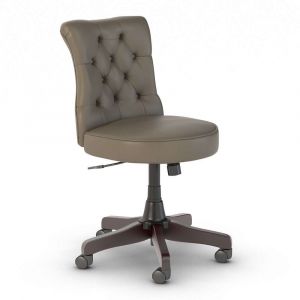 Bush Furniture - Coliseum Mid Back Tufted Office Chair in Driftwood Gray - CSMCH2301WGL-Z