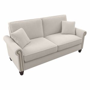 Bush Furniture - Coventry 73W Sofa in Light Beige Microsuede Fabric - CVJ73BLBM-03K