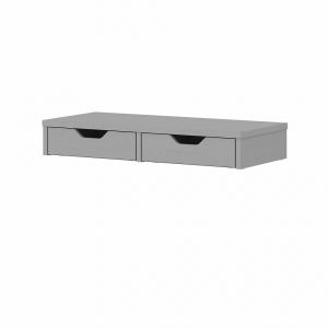 Bush Furniture - Fairview Desktop Organizer with Drawers in Cape Cod Gray - WC53501-Z