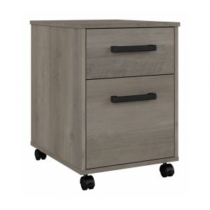 Bush Furniture - City Park 2 Drawer Mobile File Cabinet in Driftwood Gray - CPF116DG-03