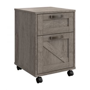 Bush Furniture - Cottage Grove 16W 2 Drawer Mobile Pedestal in Restored Gray - CGF116RTG-03