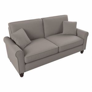 Bush Furniture - Hudson 73W Sofa in Beige Herringbone - HDJ73BBGH-03K