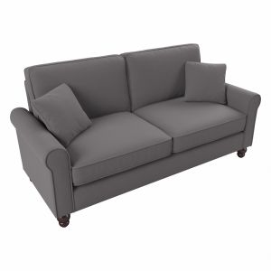 Bush Furniture - Hudson 73W Sofa in French Gray Herringbone - HDJ73BFGH-03K