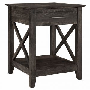 Bush Furniture - Key West End Table in Dark Gray Hickory - KWT120GH-03