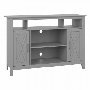Bush Furniture - Key West Tall TV Stand for 55 Inch TV in Cape Cod Gray - KWV148CG-03