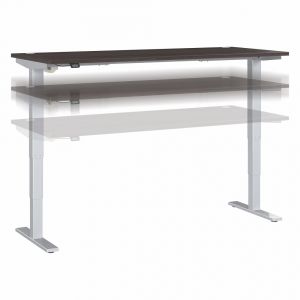 Bush Furniture - Move 40 Series 72Wx30D Electric Height Adjustable Standing Desk in Storm Gray - M4S7230SGSK