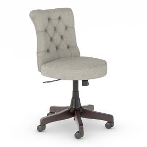 Bush Furniture - Salinas Mid Back Tufted Office Chair in Light Gray Fabric - SAL009LG