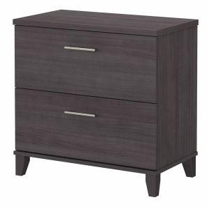 Bush Furniture - Somerset 2 Drawer Lateral File Cabinet in Storm Gray - WC81580